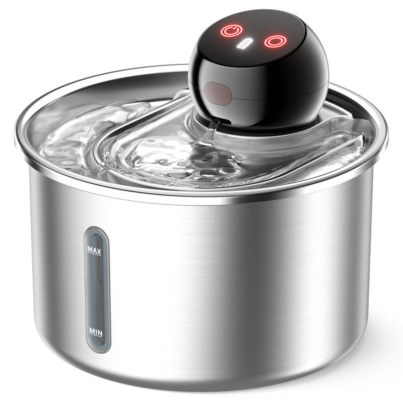 PKP WF 11 — Battery-Operated Smart Pet Fountain, 5000mAh, 45–60 Day Battery Life, 3 Water Modes