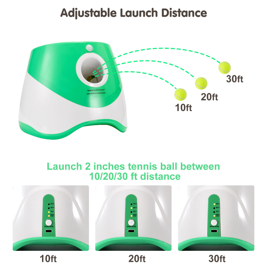 Automatic Dog Ball Launcher — Hands-Free Fetch Machine for Indoor & Outdoor Play DT-002