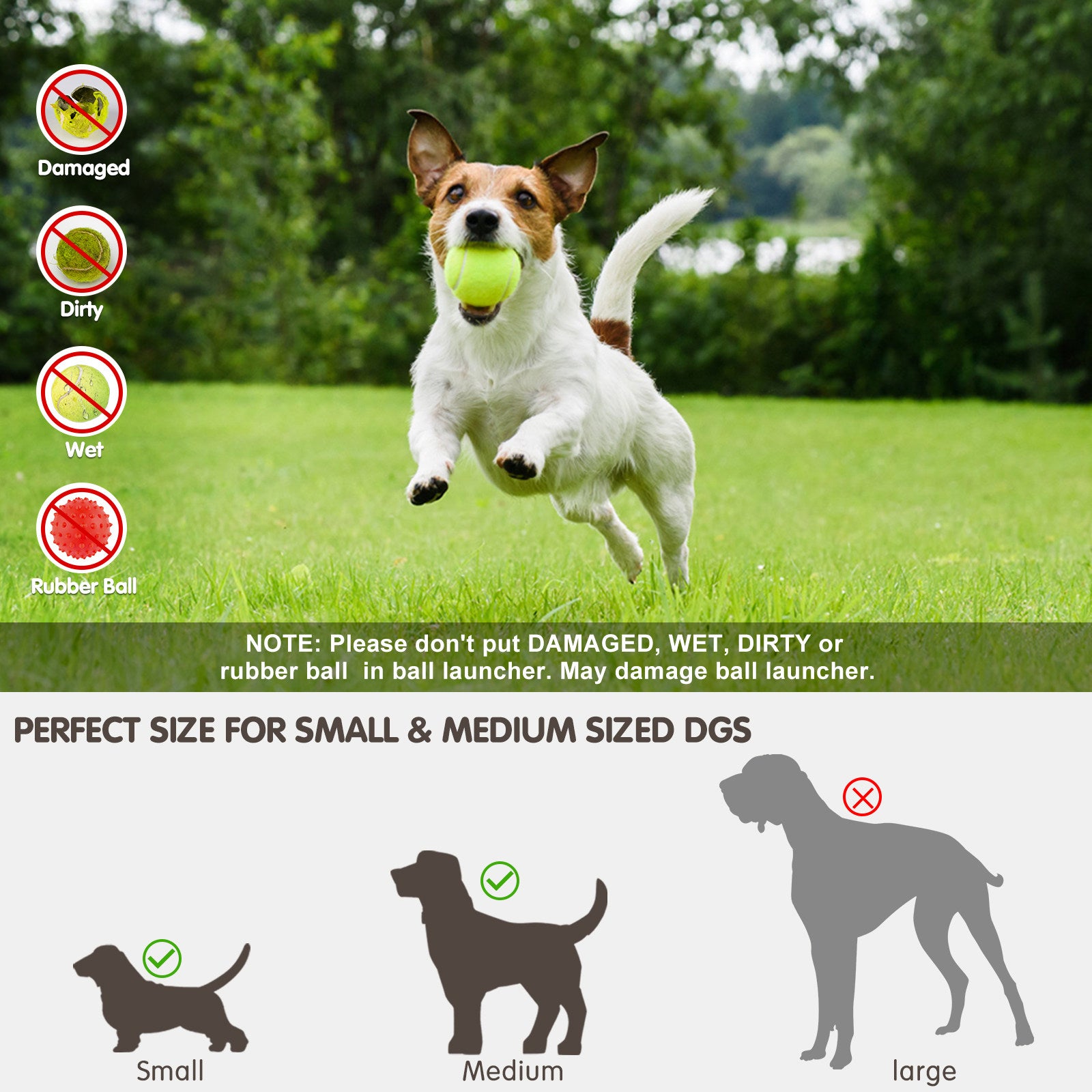 Automatic Dog Ball Launcher — Hands-Free Fetch Machine for Indoor & Outdoor Play DT-002