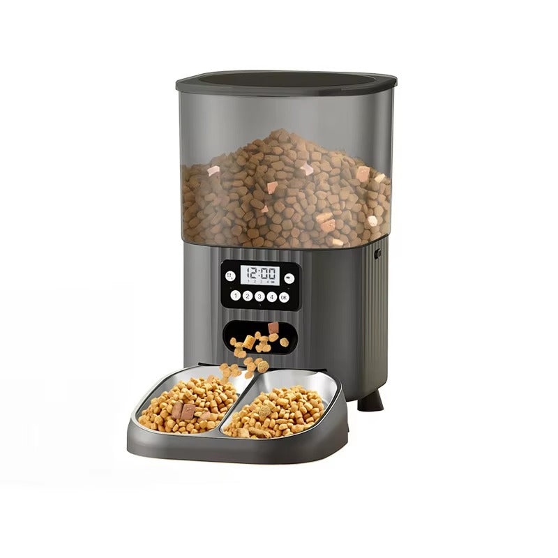 ABS Smart Automatic Pet Feeder – 4.5L Dual Bowl
