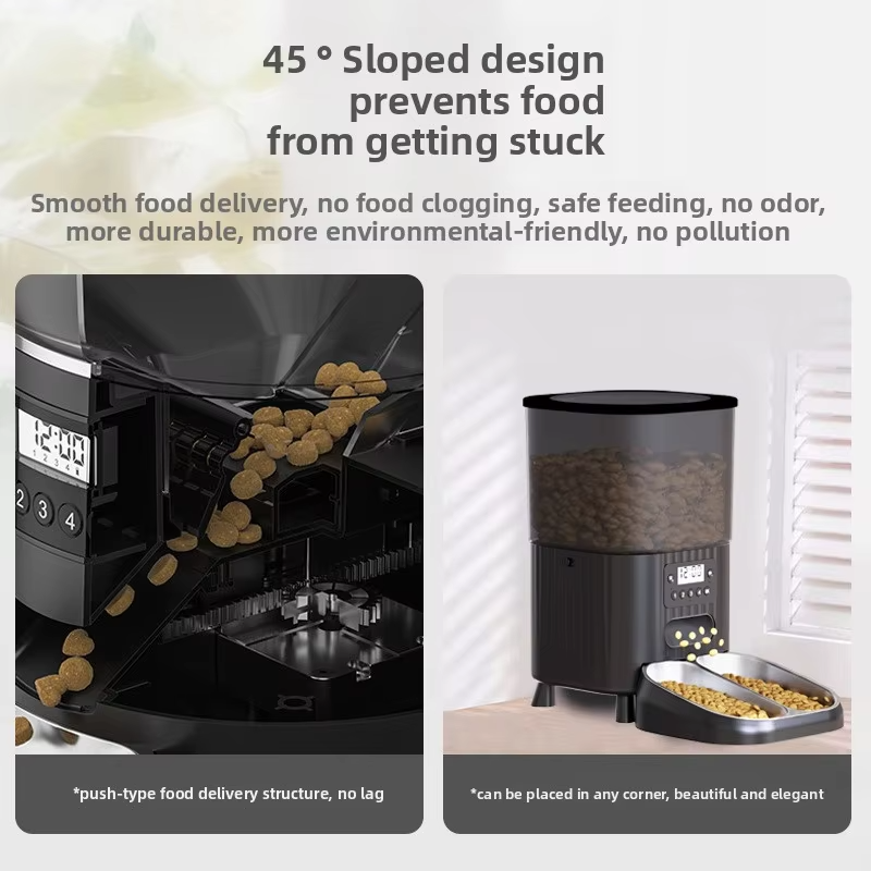 ABS Smart Automatic Pet Feeder – 4.5L Dual Bowl