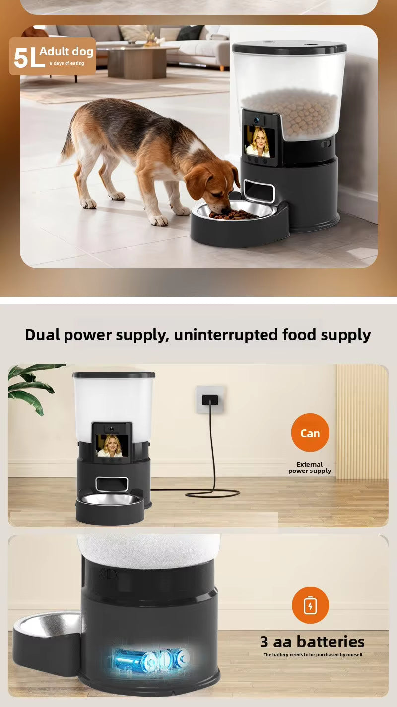 Smart HD Automatic Pet Feeder with Video & Audio Check-In