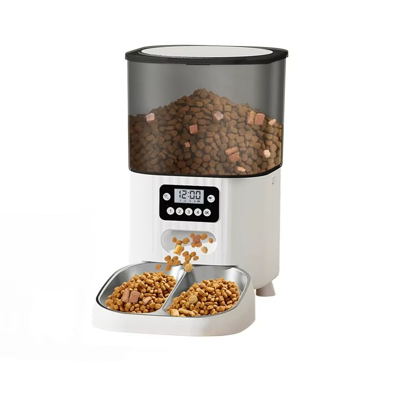 ABS Smart Pet Feeder Feed at Fixed Times and in Fixed Quantities Large Capacity Pet Food Bowls Automatic for Cats and Dogs