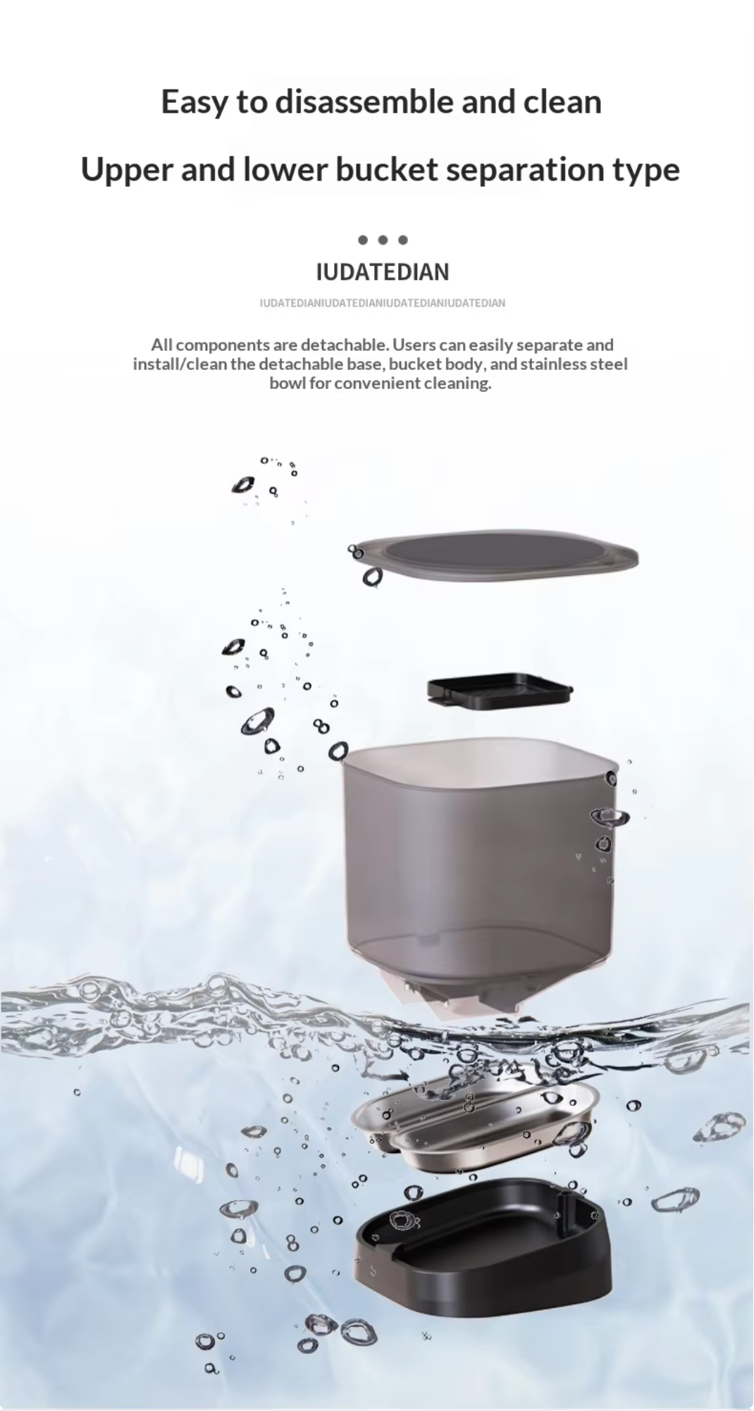 ABS Smart Automatic Pet Feeder – 4.5L Dual Bowl